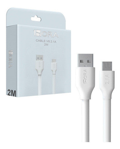 Dale poder a tus dispositivos con el Cable USB de 2 metros Turbo Carga 1Hora