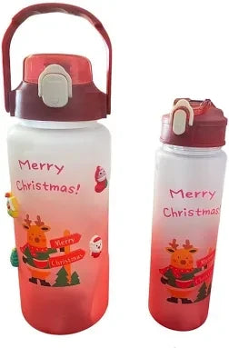 Termo Botella Navideña - Celebra la Navidad con Estilo